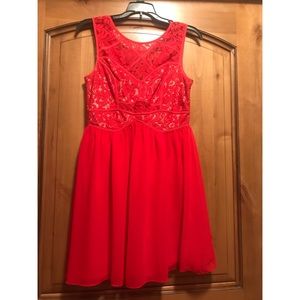 Ark and Co red dress